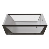 Акриловая ванна Aima Design NEO 170x75 2 стекла (принт бетон)