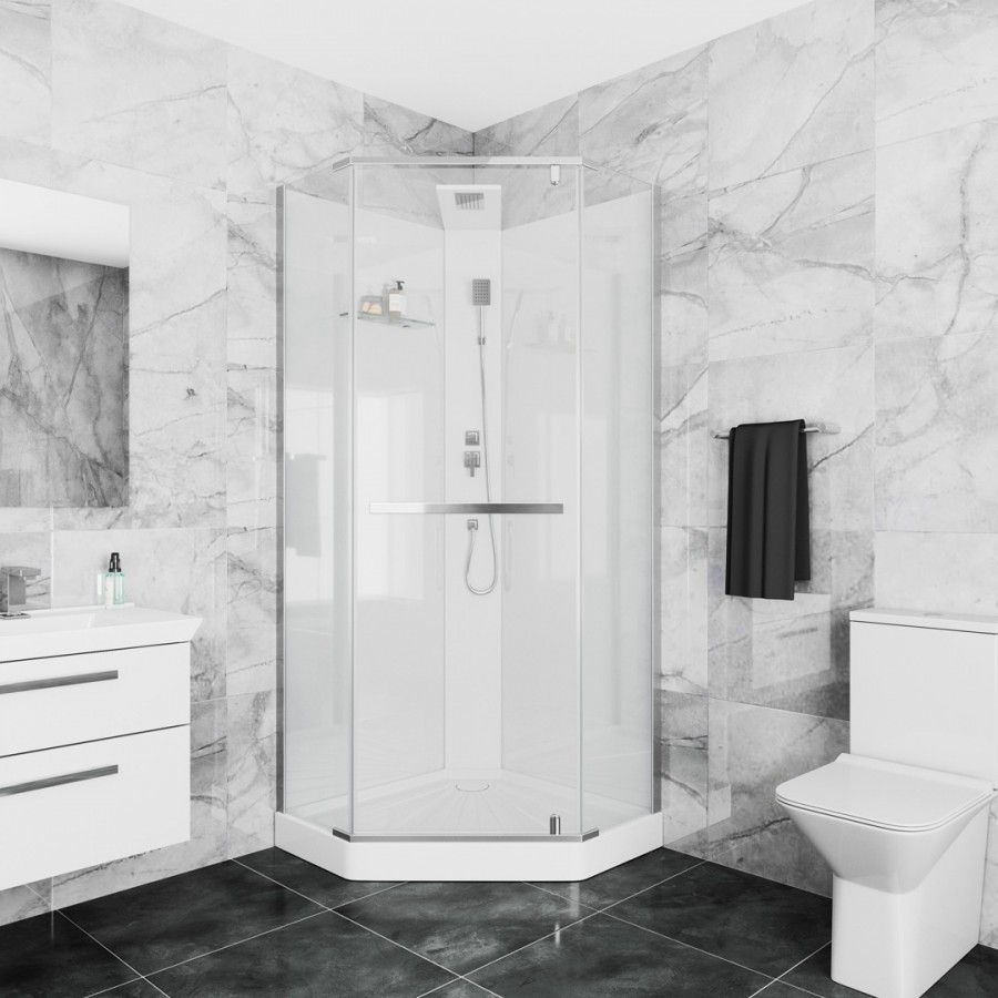 Душевая кабина Cerutti SPA Chika 901T 90x90 без крыши