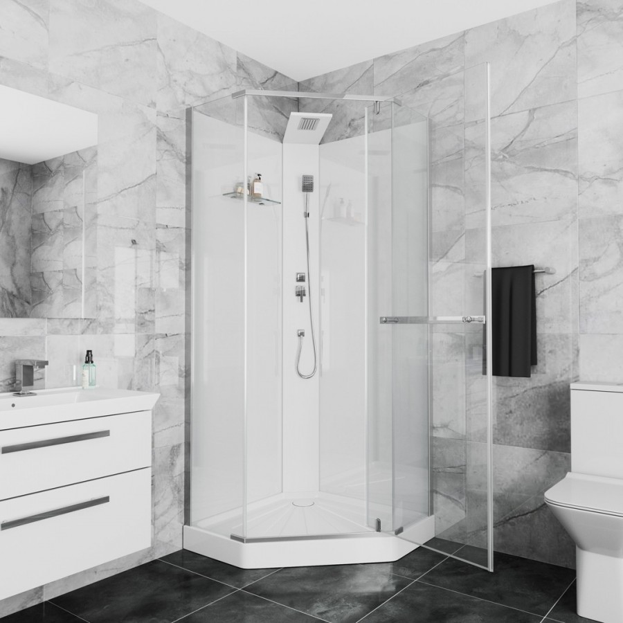 Душевая кабина Cerutti SPA Chika 901T 90x90 без крыши