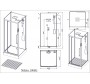 Душевая кабина Acquazzone Nikita 100SL 100x100