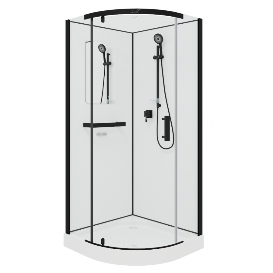 Душевая кабина Cerutti SPA Korra 90B 90x90 без крыши