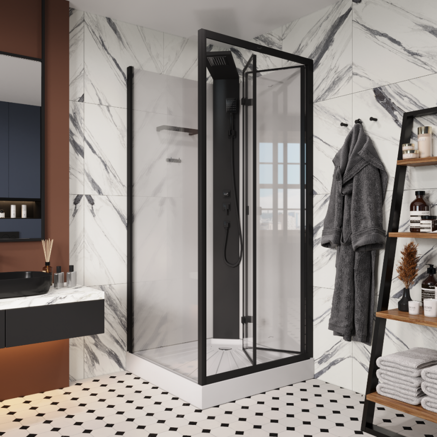 Душевая кабина Cerutti SPA Bella 901B 90x90 без крыши