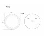 Зеркало GROSSMAN ARMA D80 с LED подсветкой 158080