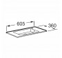 Раковина Roca DEBBA COMPACT (60x36) 732799H00Y