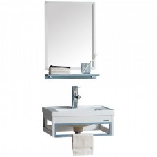 Мебель для ванной River Laura 605 BU (тумба, раковина, зеркало)