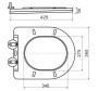 Унитаз подвесной BelBagno Colorato BB062CHR-MB безободковый, с микролифтом