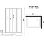 Душевая кабина Niagara Classic NG-33974-14QBKG 90x70