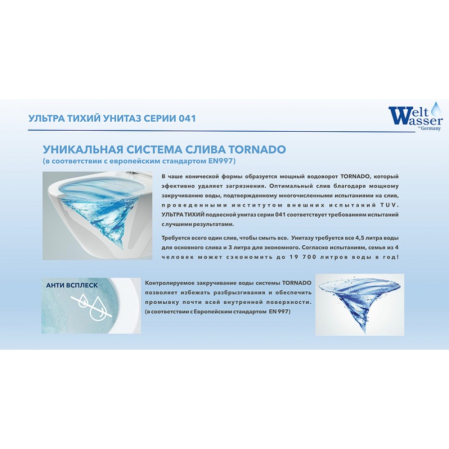 Подвесной унитаз WeltWasser Gelbach 041 MT-BL (черный матовый) 10000008262