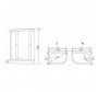 Душевая кабина Loranto Sunway CS-66121L G 120 120x80