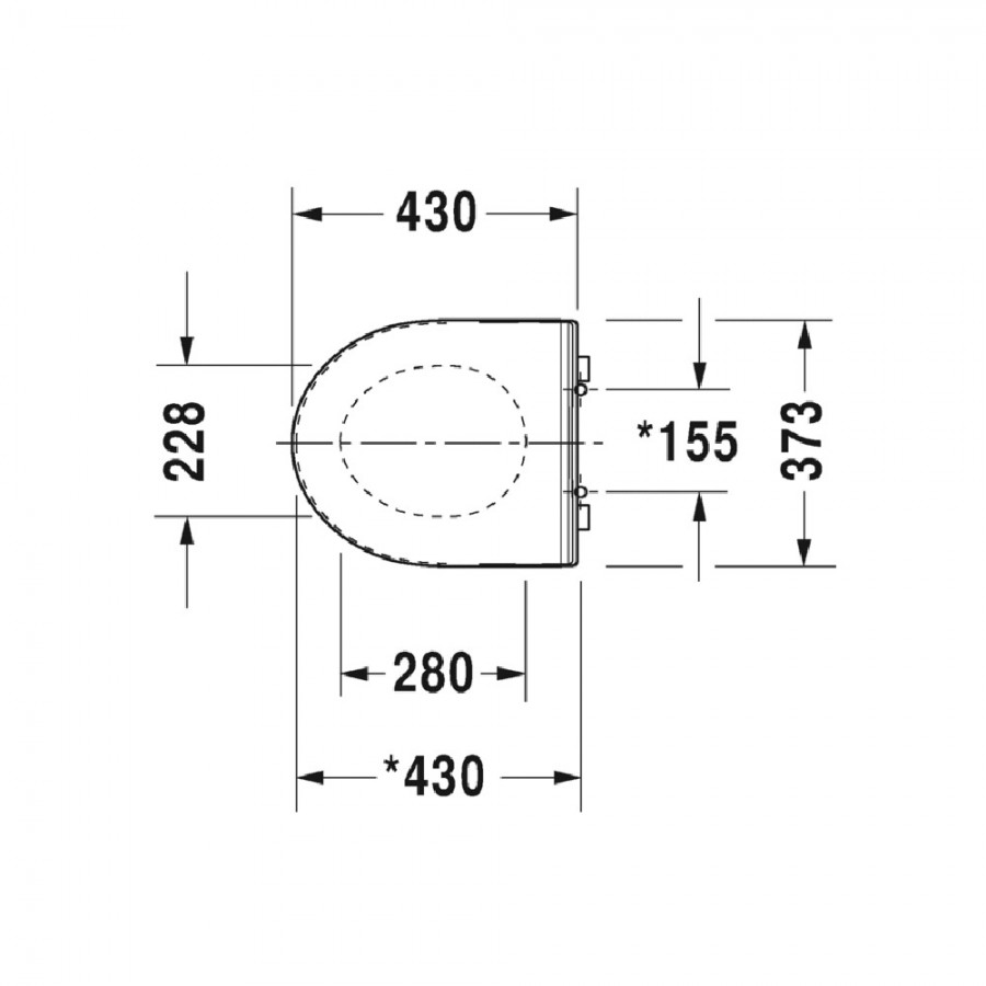 Крышка-сиденье Duravit Durastyle Basic 0020710000