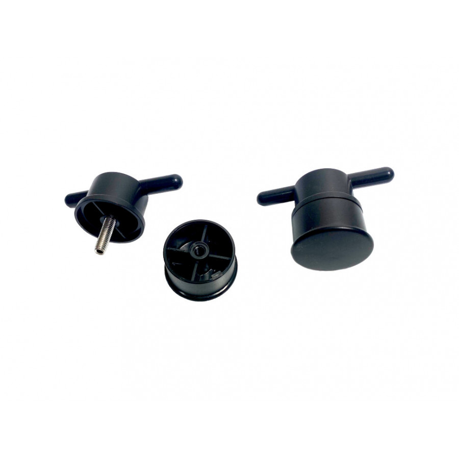 Душевой уголок (ширма) Triton Альфа-Блэк 100х100 стекло прозрачное