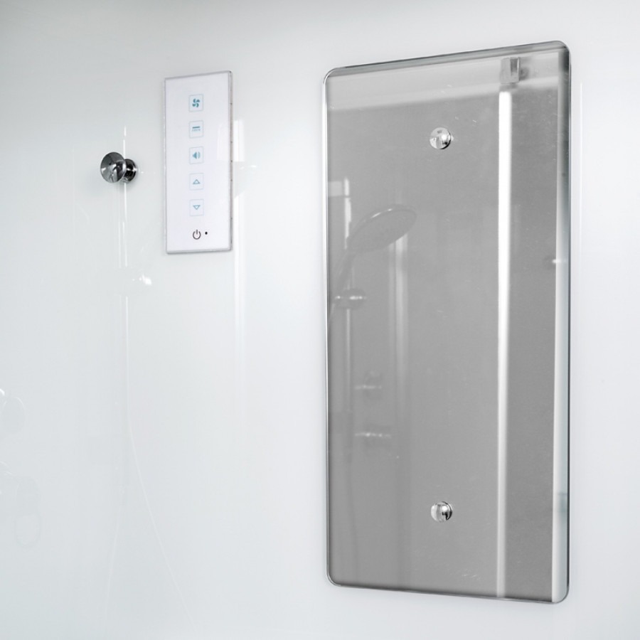 Душевая кабина AvaCan D511SLED 110х110 с крышей и LED подсветкой