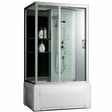Душевой бокс Frank F553-1 120x85 с парогенератором