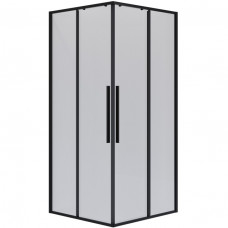 Душевое ограждение Niagara Nova NG-6822-34BLACK 80х80 стекло прозрачное
