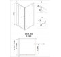 Душевой уголок Niagara Nova NG-43-11AG-NG-A100G 110x100