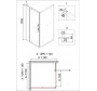 Душевой уголок Niagara Nova NG-43-11AG-NG-A110G 110x110
