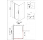 Душевой уголок Niagara Nova NG-43-12AG-NG-A80G 120x80