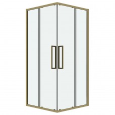 Душевой уголок Grossman Cosmo 300.K33.02.8080.32.00 80х80 золото