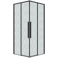 Душевой уголок Grossman Galaxy 300.K33.01.9080.21.02 90х80 черный, шиншилла