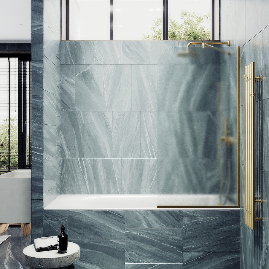 Шторка на ванну MaybahGlass MGV-93-3у 70 см