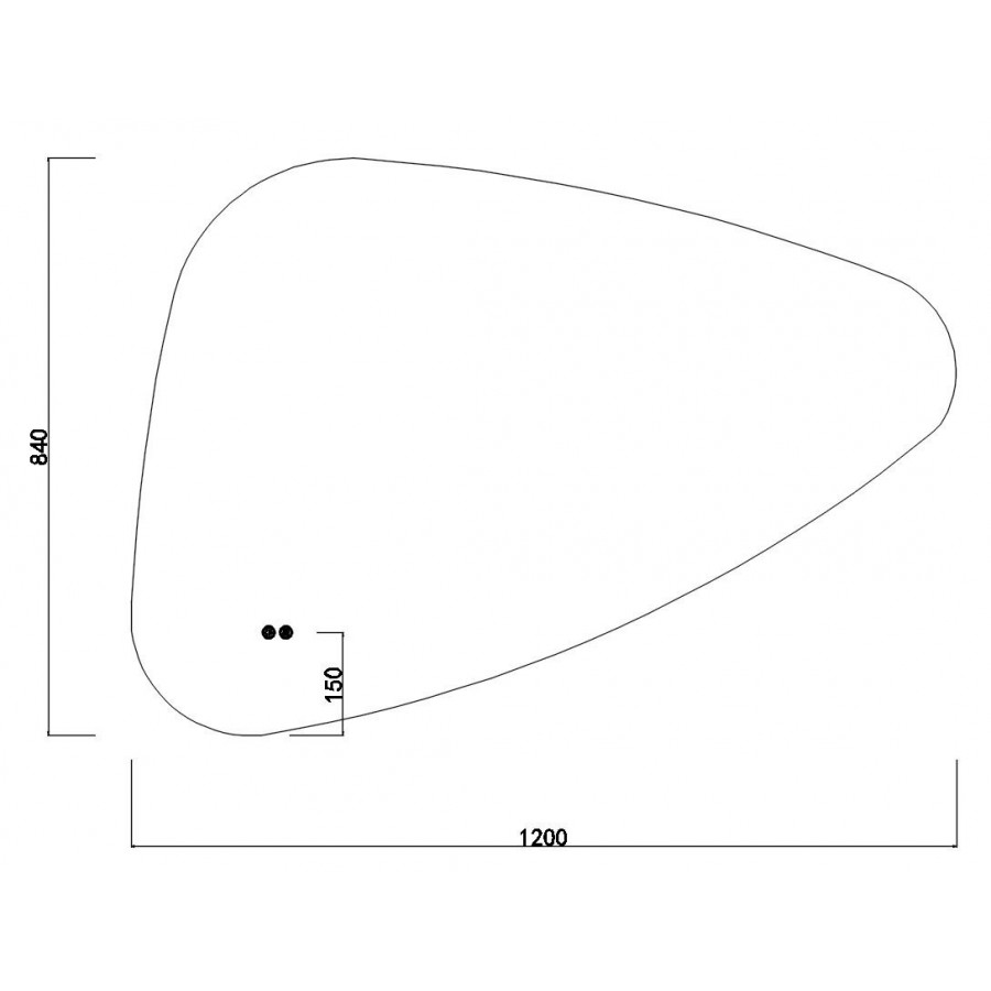 Зеркало Orans 120 BC-4060-1200L