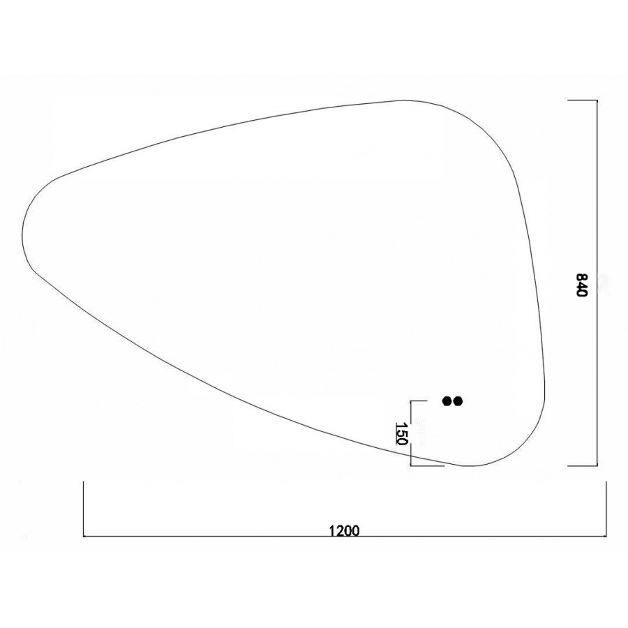 Зеркало Orans 120 BC-4060-1200R