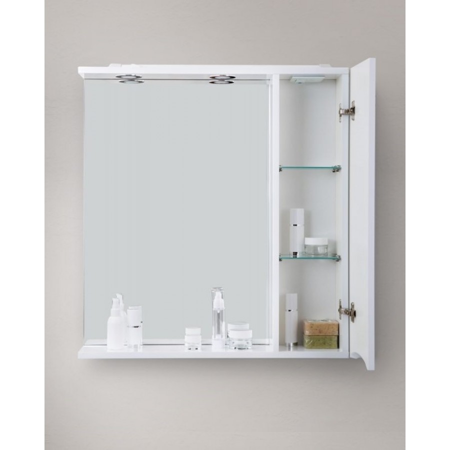 Зеркальный шкаф belbagno spc 2a dl bl 800