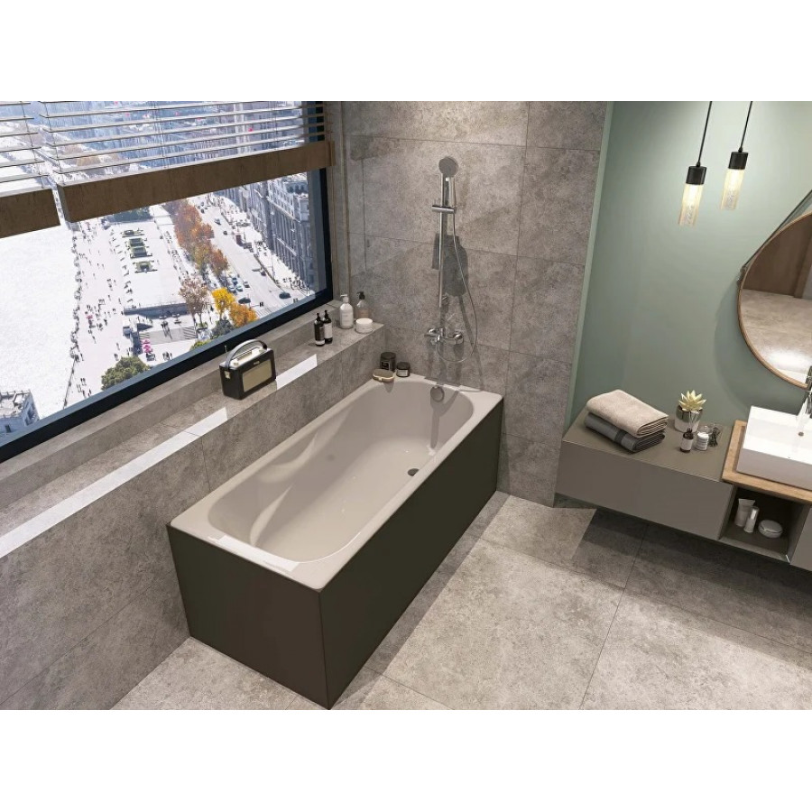 Чугунная ванна Wotte Comfort 180х80 с отверстиями для ручек