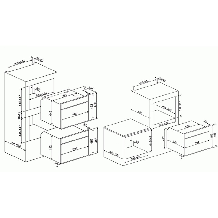 smeg sf4604vcnr1