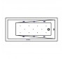 Гидромассажная ванна Whitecross Wave Slim 180x80 "RELAX" (хром)