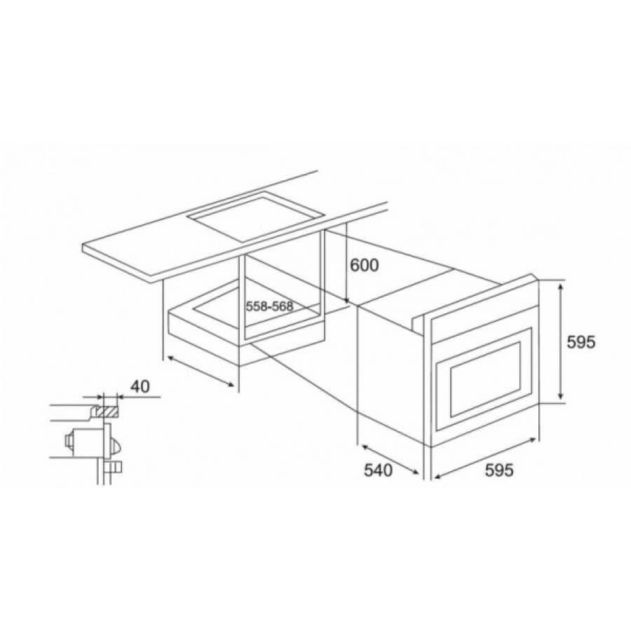 Духовой шкаф газовый kuppersberg hgg 663 w