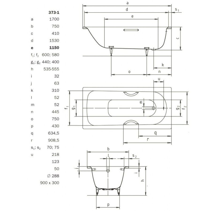 Kaldewei saniform plus