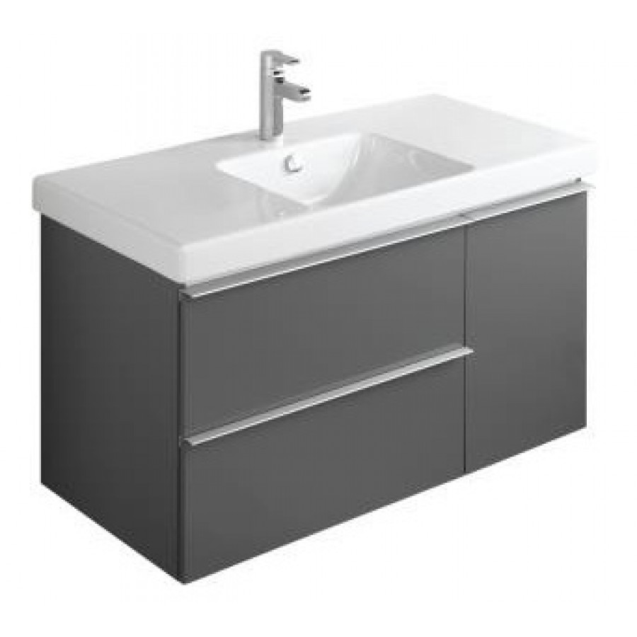 Мебель для ванной Jacob Delafon Odeon Up 105 (серый антрацит) EB891-N14