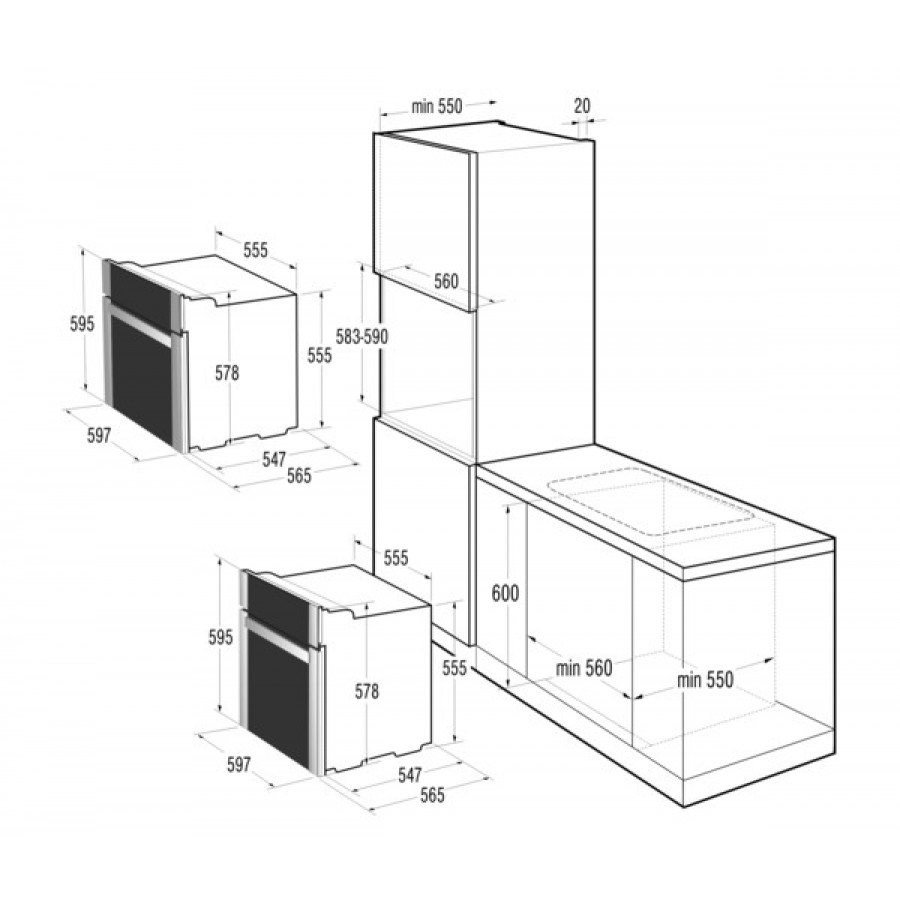 духовой шкаф gorenje bo6717e03bg