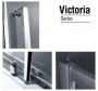 Душевой уголок Gemy Victoria S30192E-A90 (140x90)