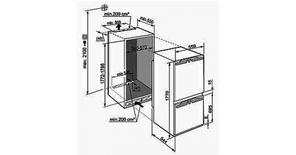 Liebherr icbn 5123 схема встраивания