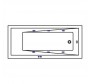 Гидромассажная ванна Whitecross Wave 180x80 "SOFT" (бронза)