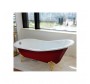 Чугунная ванна Magliezza Gracia Red 170x76 ножки хром