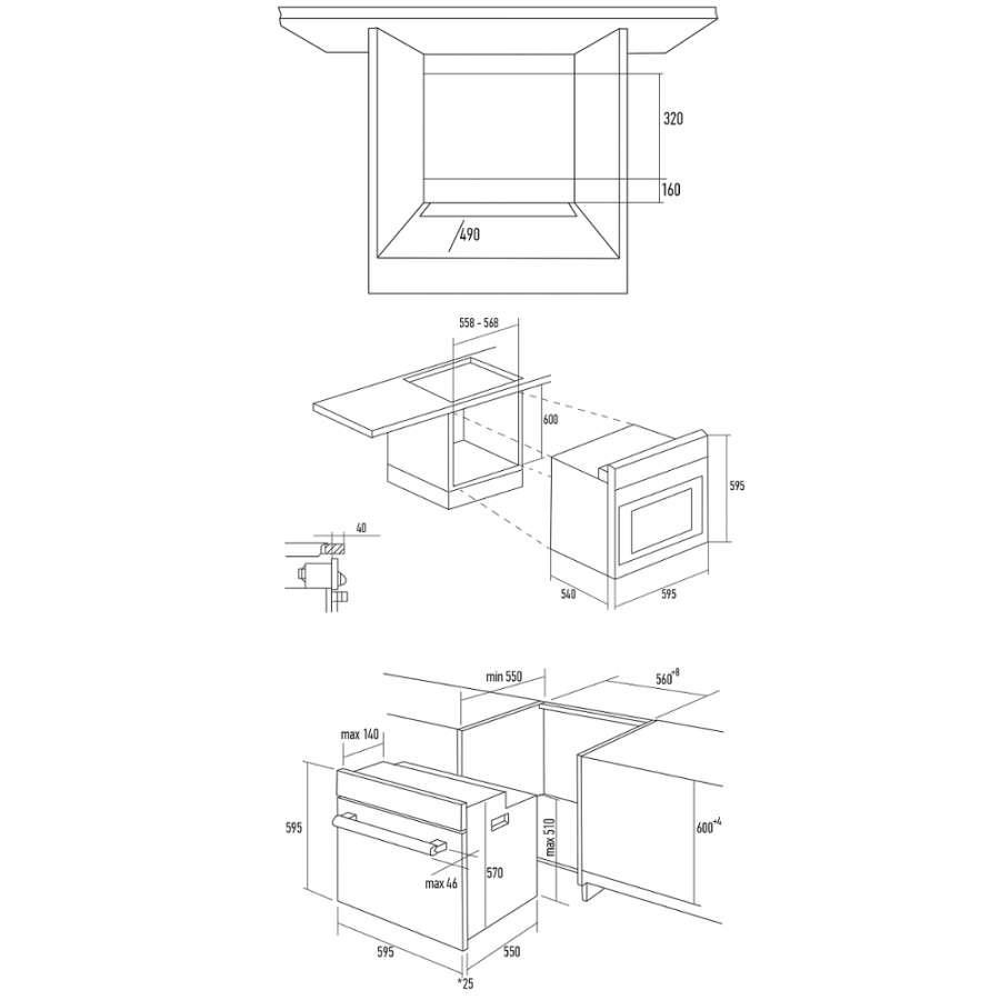 Газовый духовой шкаф kuppersberg hgg 663