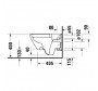 Унитаз подвесной Duravit D-Neo (2577092000) с покрытием HygeneGlanze