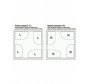 Душевая кабина Frank F412/2L Brilliant 120x80 Б/К