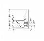 Унитаз подвесной Duravit Durastyle для SensoWash (25425900001) с покрытием WonderGliss