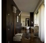Крышка-сиденье Kerasan Waldorf 418601 белая, с микролифтом, петли бронза