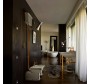 Крышка-сиденье Kerasan Waldorf 418701 белая, с микролифтом, петли золото