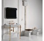 Крышка-сиденье Kerasan Waldorf 418740 орех, с микролифтом, петли золото