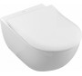 Крышка-сиденье Villeroy & Boch Subway 2.0 9M78S101 с микролифтом, петли хром