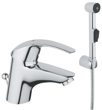 Смеситель для раковины Grohe Eurosmart 33446001 (с гигиеническим душем)